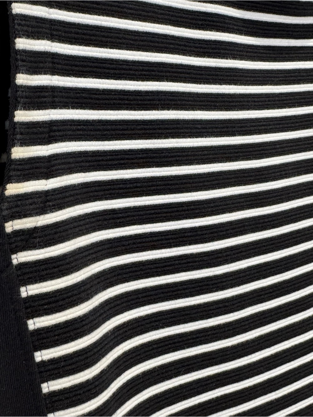 Athleta Women's Small Black White Striped Mala Tank Dress - Picture 4 of 7
